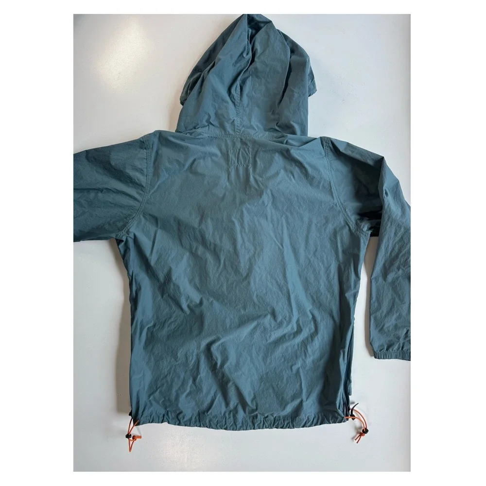AXS Folk Technology Wideneck Anorak‎ Jacket Mens X Large XL Smokey Blue USA Made